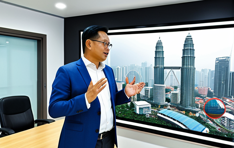 **

A successful Malaysian architect, fully clothed in professional attire, giving a presentation on sustainable building designs in Kuala Lumpur. Modern office background, safe for work, appropriate content, perfect anatomy, correct proportions, natural pose, well-formed hands, proper finger count, professional, family-friendly, modest.

**