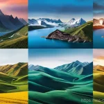 AutoAugment을 활용한 자동 데이터 증강 - Here are three detailed image generation prompts in English, based on the provided text, while adher...