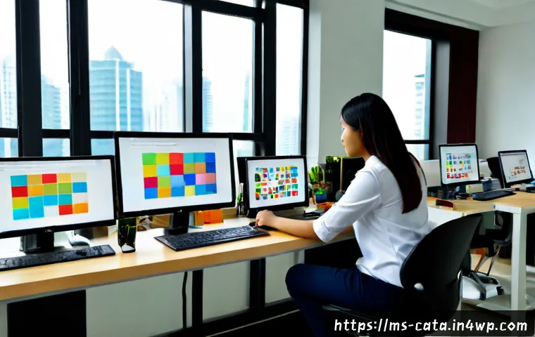 데이터 증강을 통한 불균형 데이터 문제 해결 - Photorealistic Malaysian data scientist in a modern Kuala Lumpur office, arranging diverse unlabeled...